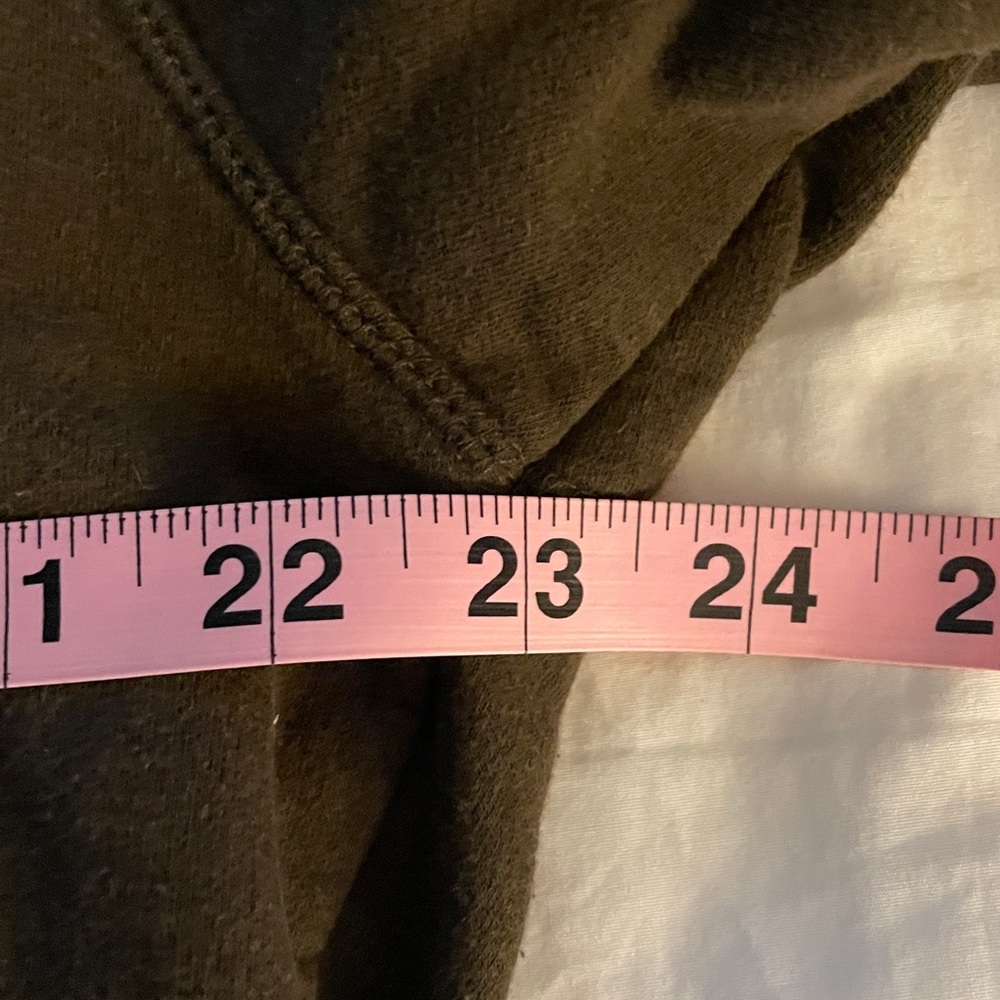 Lost Surf Skater Cotton Zip Up Sweatshirt Hoodie Full Zip Brown/Blue - Picture 7 of 9